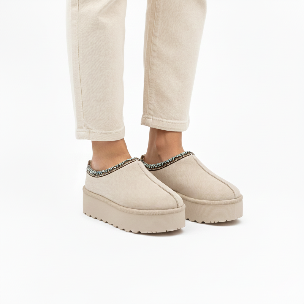 HAZEL BEIGE CON FORRO